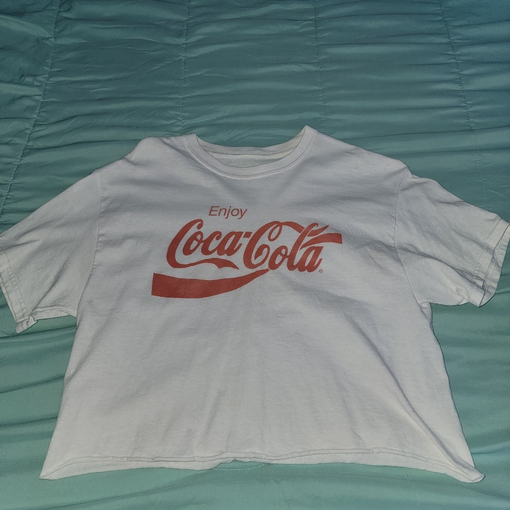 Coca cola crop top